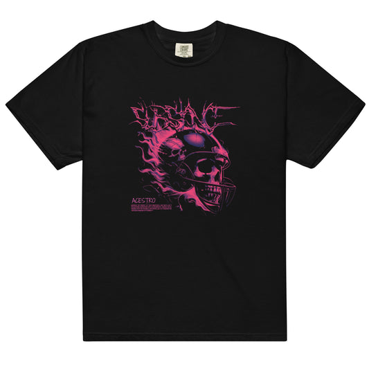 Unisex Acestro Hell Skull garment-dyed heavyweight t-shirt